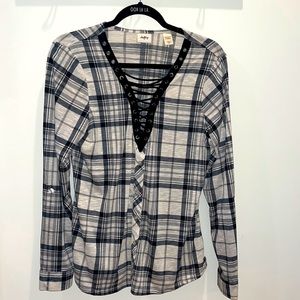 DayTrip Lace Up Flannel